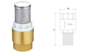 W621 11 Copper forging(stainless steel mesh)bottom valve